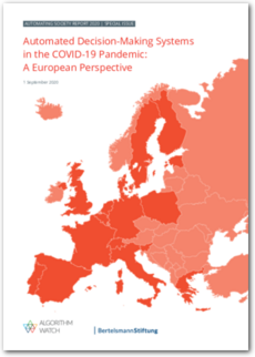 Cover Automated Decision-Making Systems in the COVID-19 Pandemic: A European Perspective