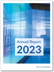 Cover Bertelsmann Stiftung - Annual Report 2023