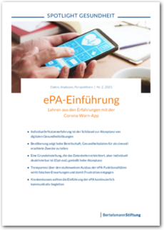 Cover SPOTLIGHT Gesundheit: ePA-Einführung