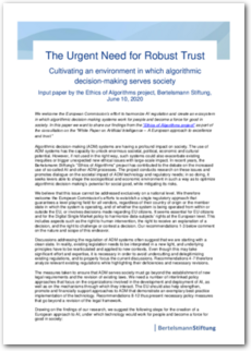 Cover The Urgent Need for Robust Trust