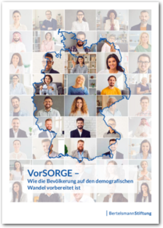 Cover VorSORGE – Wie die Bevölkerung auf den demografischen Wandel vorbereitet ist