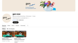 Screenshot der genNow-Initiative auf Youtube