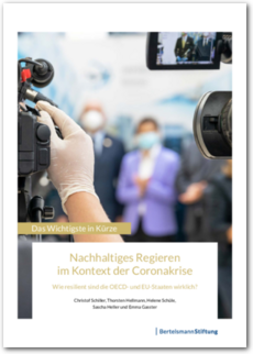Cover Kurzfassung: Nachhaltiges Regieren im Kontext der Coronakrise