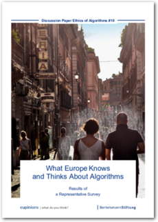 Cover What Europe Knows and Thinks About Algorithms