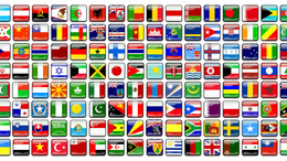 internationale Flaggen