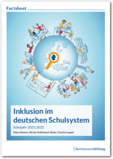 Cover Factsheet Inklusion im deutschen Schulsystem