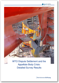 Cover WTO Dispute Settlement and the Appellate Body Crisis: Detailed Survey Results