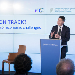 Paschal Donohoe, Event "Off course or on track? The EU amidst major economic challenges - Discussion on 16.03.2023 with Paschal Donohoe, Paschal Donohoe, Irish Minister and President of the Eurogroup