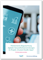 Cover Medizinische Begutachtung digitaler Gesundheitsanwendungen im Projekt "Trusted-Health-Apps"