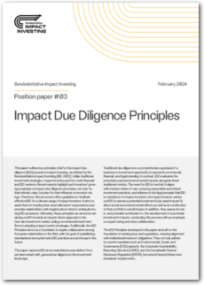 Cover Impact Due Diligence Principles