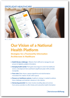 Cover SPOTLIGHT Healthcare: Our Vision of a National Health Platform