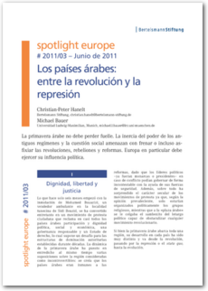 Cover spotlight europe 03/2011: Los países árabes: entre la revolución y la represión
