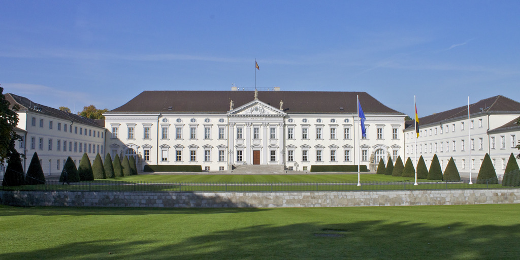 Schloss Bellevue in Berlin, der Amtssitz des Bundespräsidenten.