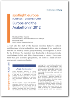 Cover spotlight europe 05/2011: Europe and the Arabellion in 2012