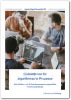 Cover Gütekriterien für algorithmische Prozesse