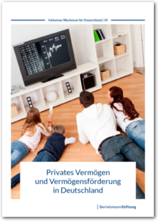 Cover Inklusives Wachstum für Deutschland 10: Privates Vermögen und Vermögensförderung in Deutschland