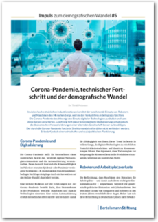 Cover Impuls zum demografischen Wandel #5: Corona-Pandemie, technologischer Fortschritt und der demografische Wandel