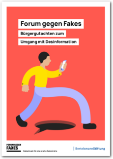 Cover Forum gegen Fakes - Bürgergutachten zum Umgang mit Desinformation