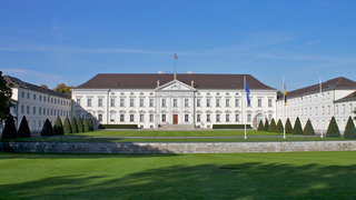 Foto des Schloss Bellevue in Berlin.