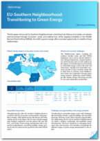 Cover EU-Southern Neighbourhood: Transitioning to Green Energy