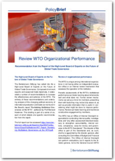 Cover Review WTO Organizational Performance