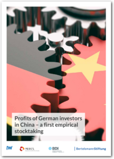 Cover Profits of German investors in China - a first empirical stocktaking