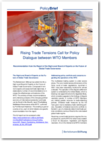 Cover Rising Trade Tensions Call for Policy Dialogue between WTO Members