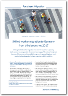 Cover Skilled worker migration to Germany from third countries 2017