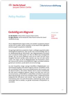 Cover Policy Position – Geduldig am Abgrund