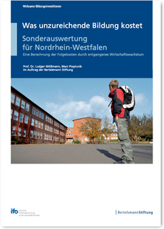 Cover Was unzureichende Bildung kostet Sonderauswertung NRW