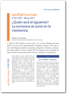 Cover spotlight europe 02/2011: ¿Quién será el siguiente? La eurozona se sume en la insolvencia
