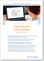 Cover SPOTLIGHT Healthcare: Fake Health Information