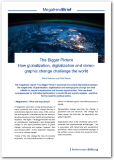 Cover The Bigger Picture: How globalization, digitalization and demographic change challenge the world