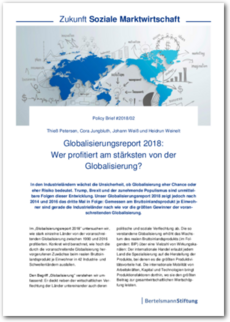 Cover Policy Brief #2018/02: Globalisierungsreport 2018: Wer profitiert am stärksten von der Globalisierung?