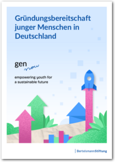 Cover Gründungsbereitschaft junger Menschen in Deutschland