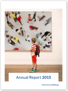 Cover Bertelsmann Stiftung - Annual Report 2015