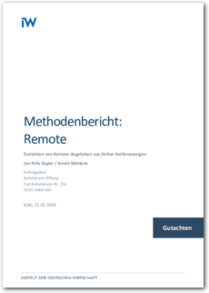 Cover Methodenbericht: Remote