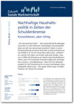 Cover Policy Brief #2014/04c: <br/>Nachhaltige Haushaltspolitik in Zeiten der Schuldenbremse