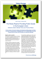 Cover The Rocky Road to Providing Public Goods in the European Union