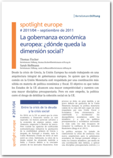 Cover spotlight europe 04/2011: La gobernanza económica europea: ¿dónde queda la dimensión social?