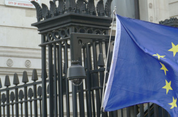 European Flag at Downing Street